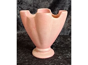 Vintage Niloak Ozark Scalloped Edge Vase
