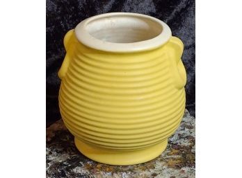 Vintage Yellow Coors Beehive Ringware Vase