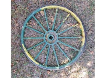 Vintage, Very Heavy Tractor Wheel