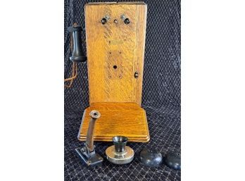 Antique Western Electric Crank Phone As Is