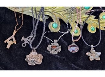 A Collection Of Six Necklaces