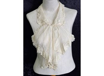 Incredible Antique Collar And Ruffle Gorgeous