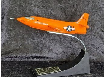 Bell X-1 Rocket Plane Model Aircraft Signed By Chuck Yeager