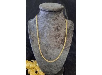 14K Gold 20' Rope Chain