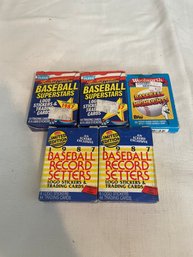 Lot Of (5) Misc 1987 Baseball Sets
