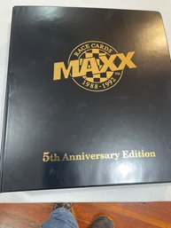 1993 MAXX PREMIER 5th Anniversary  NASCAR RACE CARDS Black BINDER NEW #003476