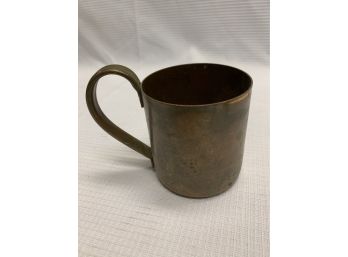 Vintage 1950's Moscow Mule Solid Copper Mug