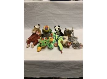 Lot #1 Of 10 Beanie Babies