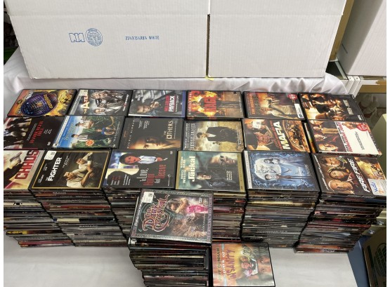 Lot Of Approximately 500 Dvd's