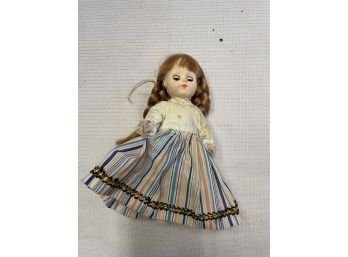Vintage Doll With Ponytails  7 Inch