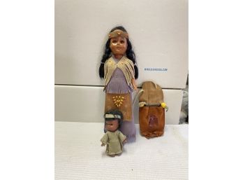 Indian Doll With Baby 10 Inch