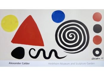 Abstraction, 1966 By Alexander Calder Art Print Abstract Poster 18x32