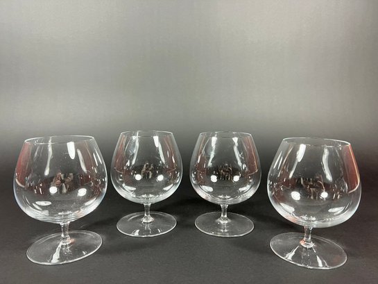 Set Of 4 Crystal Snifters