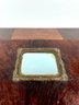 19th C. Hand-Inlaid Mirrored Walnut Jewelry Box