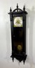 New Haven Clock Co. Ebonized Pendulum Wall Clock