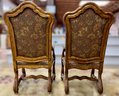 (8) Very Solid High Back Louis XV Style Dining Chairs