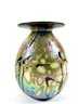 Signed Handblown Iridescent Art Glass Vase