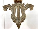 Antique Decorative Carved Wood Ornament - Mounted On Contemporary Stand