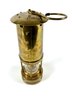 Solid Brass E. Thomas & Williams Hanging Miner's Lamp