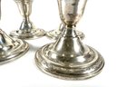 (4) Sterling Silver 'Courtship' Candleholders By International Sterling