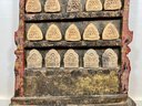 Antique Burmese Votive Panel & Terracotta Plaques