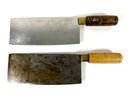 (2) Traditional Chinese Chef's Knives - Hoffritz & Dexter