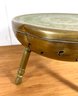 Middle Eastern Etched Brass Stool