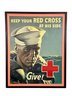 WWII American Red Cross War Poster 'Give!'