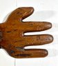 Large Early Folk Art Wooden Hand