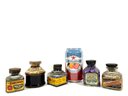 Grouping Of Antique Ink Bottles
