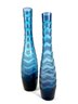 Pair Of Cobalt Art Glass Vases