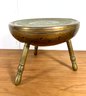 Middle Eastern Etched Brass Stool