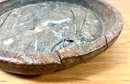 Large Primitive Carved Serving Bowl - Carved From A Single Piece