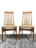 A Pair Of 1960s Teak Side Chairs