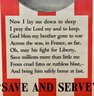 Original WW1 War Bond Poster 'My Soldier'