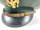 Military Lot - WWII Officer's Cap, (2) Medals, Revolver & Barrel