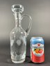 Romanian Etched Glass Decanter