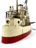 USS Maine Lead Miniature Vessel & Shipmates - Signed 1984