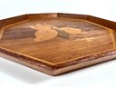Inlaid Wooden Serving Tray