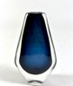 Nils Landberg Signed Orrefors Sommerso Art Glass Vase