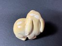 A Pair Of Japanese Carved Netsuke Figurines
