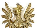Heavy Solid Brass Eagle Plaque