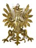 Heavy Solid Brass Eagle Plaque