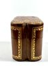 19th C. French Leather Playing Cards Holder