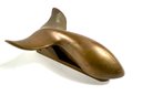 Solid Bronze Whale Fin Door Knocker