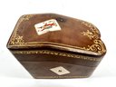 19th C. French Leather Playing Cards Holder