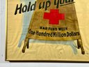 WW1 American Red Cross Poster 'Hold Up Your End!'