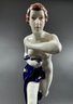 Art Deco Royal Dux Fine Porcelain Nude Sculpture