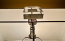 Restoration Hardware Glass Block Table Lamp - Retail: $695.00 (B)