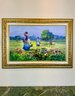 Framed Impressionist Painting - Oil On Canvas